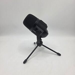Unbranded Desktop USB Microphone Black Tripod Stand Retro‎ Gaming Podcast Mic